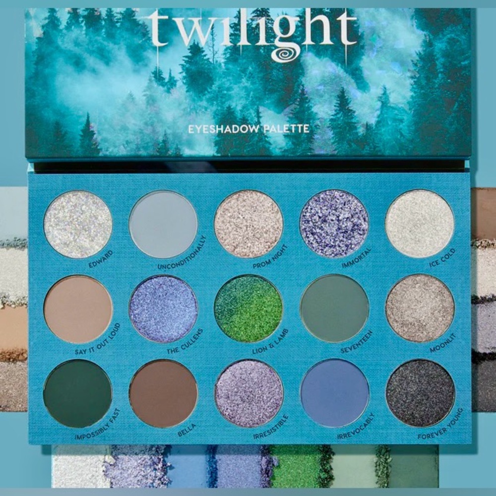 ColorPop Twilight Eyeshadow Palette - Vibrant Blue and Green Shades